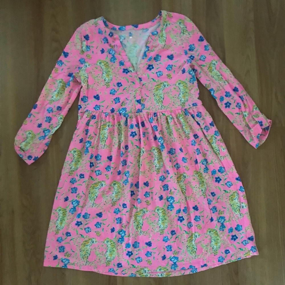 Lilly Pulitzer Loran tigress garden Dress XS - Picture 2 of 6